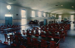 Veterans Home and Hospital - Main Dining Room Postcard