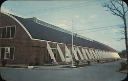 U.S. Naval Training Center - Drill Hall Postcard