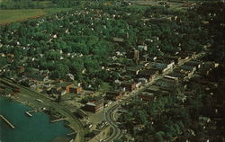 Aerial View Watkins Glen, NY Postcard Postcard Postcard