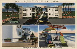 Binimwood Apartment Hotel Miami Beach, FL Postcard Postcard Postcard