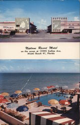 Neptune Resort Motel Miami Beach, FL Postcard Postcard Postcard