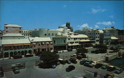 Front Street Hamilton, Bermuda Postcard Postcard Postcard