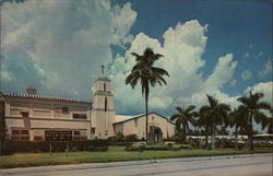 Church of the Little Flower Hollywood, FL Postcard Postcard Postcard