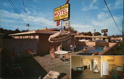 Vista Riviera Motel Postcard