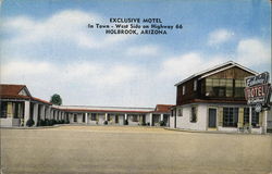 Exclusive Motel Holbrook, AZ Postcard Postcard Postcard