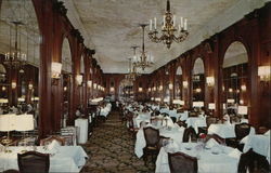 Versailles Room The Pick-Mark Twain Hotel Postcard