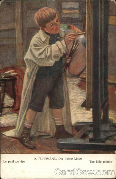 The Little Painter A. Fuhrmann Artists