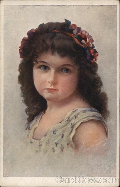 Little Girl with Brown Hair A. Jiras Children