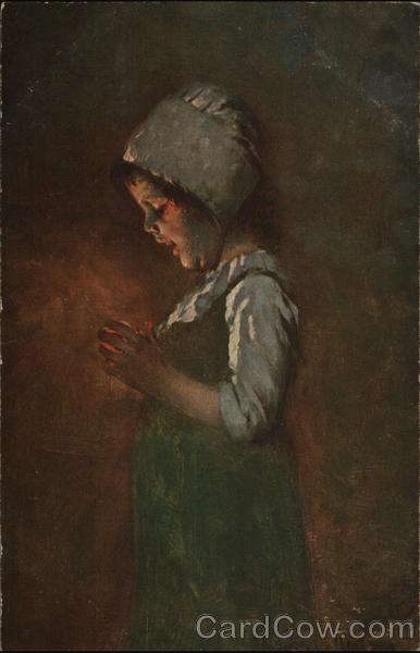 Portrait of a Girl with Fire Kaulbach Children