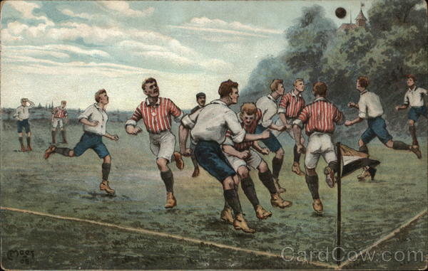 Soccer/football game Carl Moos