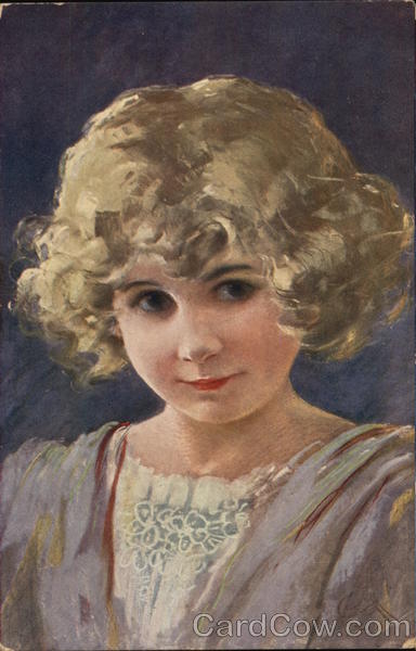 Portrait of a Girl K. V. Muttich Children