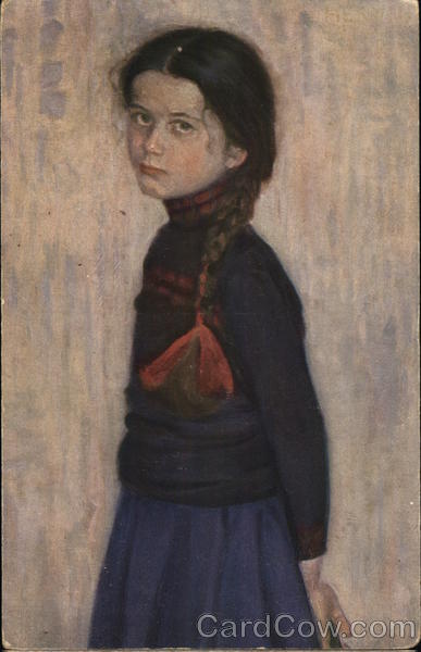 Portrait of a Girl H. Sandkuhl Children