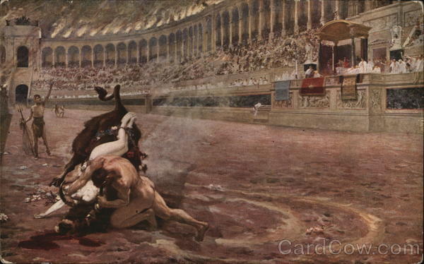 Ursus Victorious Over the Aurochs Jan Styka Art