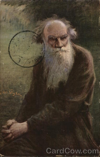 Leo Tolstoy Jan Styka Artist Signed