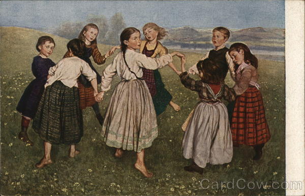 Children Dancing Hans Thoma