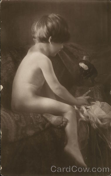 Fritz Witzel - Froshkonig Nude Boy w/Frog King Children