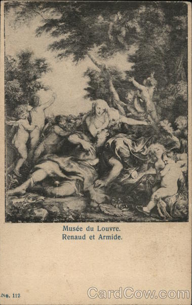 Musee de Louvre. Renaud et Armide. Art