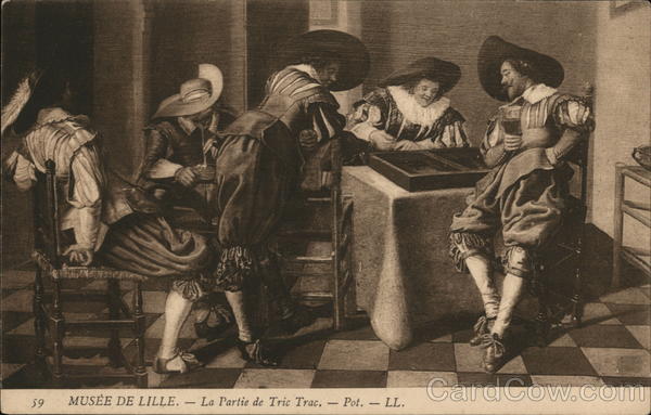 The Game of Backgammon Art