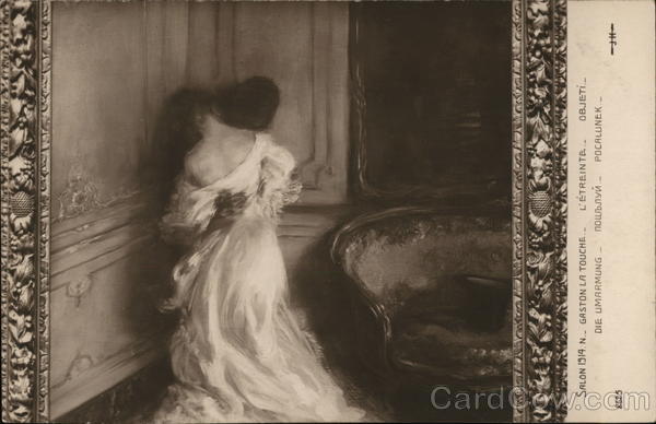 A couple embracing Art