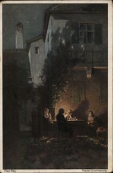 Evening Entertainment Postcard