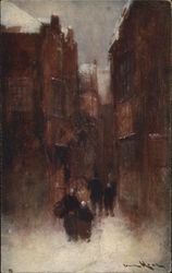 Winter Evening Postcard