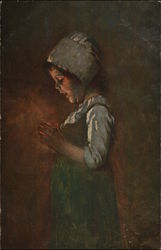 Portrait of a Girl with Fire Portrait of a Girl with Fire