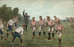 Soccer Match Postcard Postcard