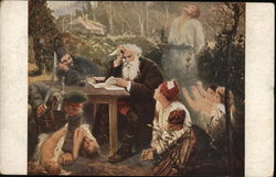Group of People, Deaths and Writing Postcard