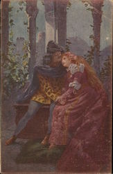 Man and Woman with Long Red Hair Holding Hands Man and Woman with Long Red Hair Holding Hands