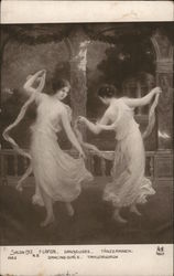 Salon 1913 - Flafon - Danseuses (Dancing Girls) - Tanzerinnen Women Postcard Postcard