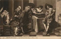 The Game of Backgammon Postcard