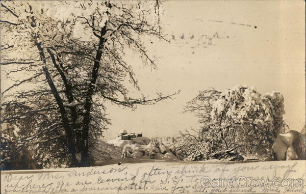 Mt. Hamilton, Lick Observatory in Winter  San Jose California