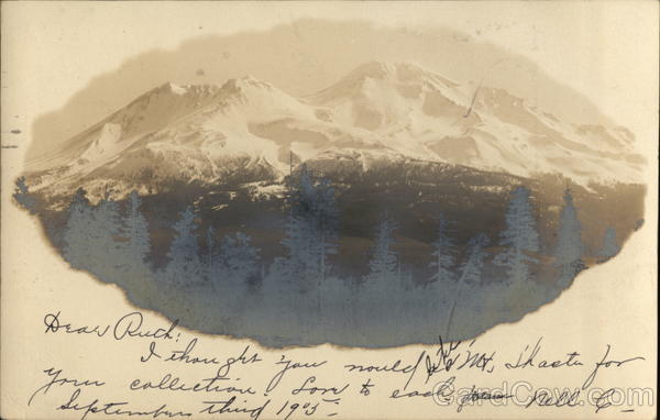 View of Mt. Shasta Mount Shasta California