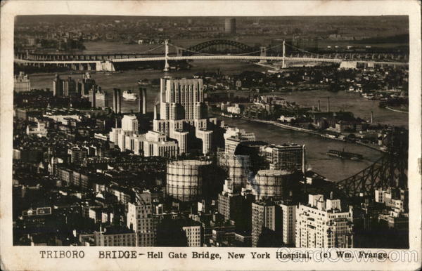 Triboro Bridge, Hell Gate Bridge, New York Hospital