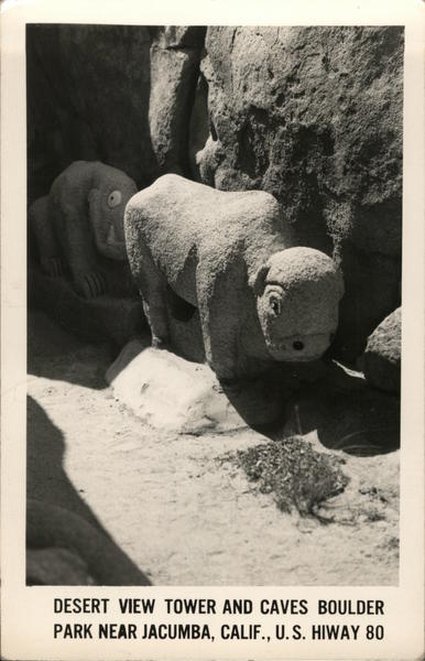 Desert View Tower and Caves, Boulder Park Jacumba California
