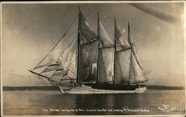 Schooner Melrose Port Townsend Washington