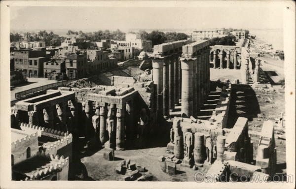 General View of the Temple Luxor Egypt Africa