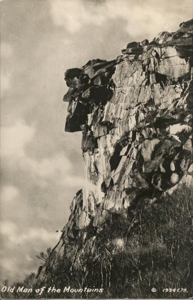 Old Man of the Mountains Franconia Notch New Hampshire