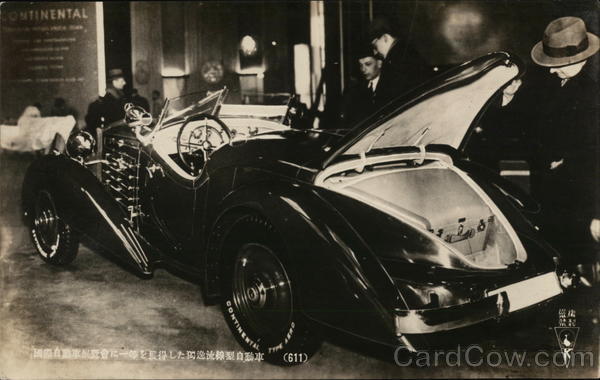 Japanese Automobile With Continental Type Aero Tires