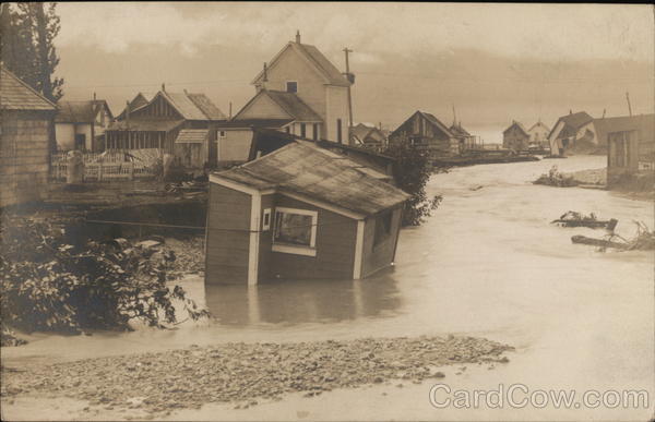 Flood Damage of Town in Alaska - Valdez? Disasters