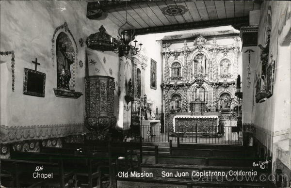 Chapel, Old Mission San Juan Capistrano California