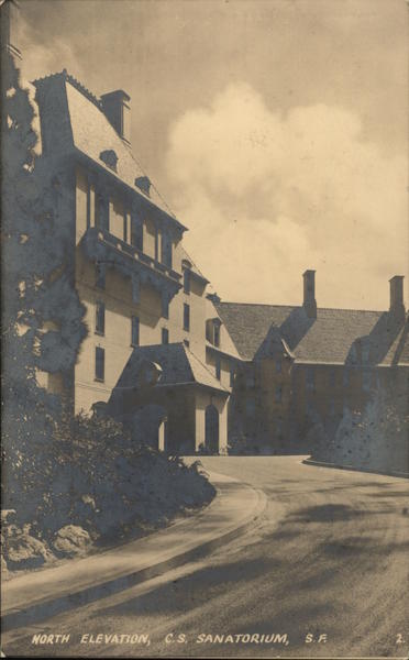 North Elevation, Christian Science Sanatorium San Francisco California