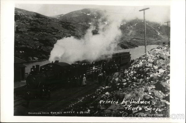 Excursion Train on White Pass Summit Skagway Alaska