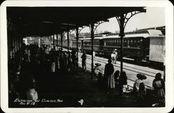 Railway Station Postcard