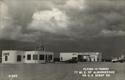 Flying-C-Ranch Cafe and Garage - Route 66 Encino, NM Postcard Postcard Postcard