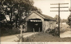 Old Covered Bridge Postcard