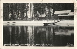 Sylvan Beach, Payette Lake Postcard