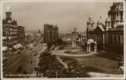 Donegall Square Belfast, Northern Ireland Postcard Postcard Postcard