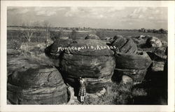 Rock City Rock Formations Postcard