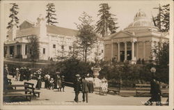 Canada and Grand Trunk Buildings 1909 Alaska Yukon-Pacific Exposition Postcard Postcard Postcard